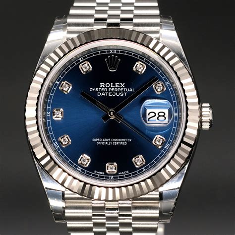 rolex datejust 41mm blau|new rolex datejust 41 price.